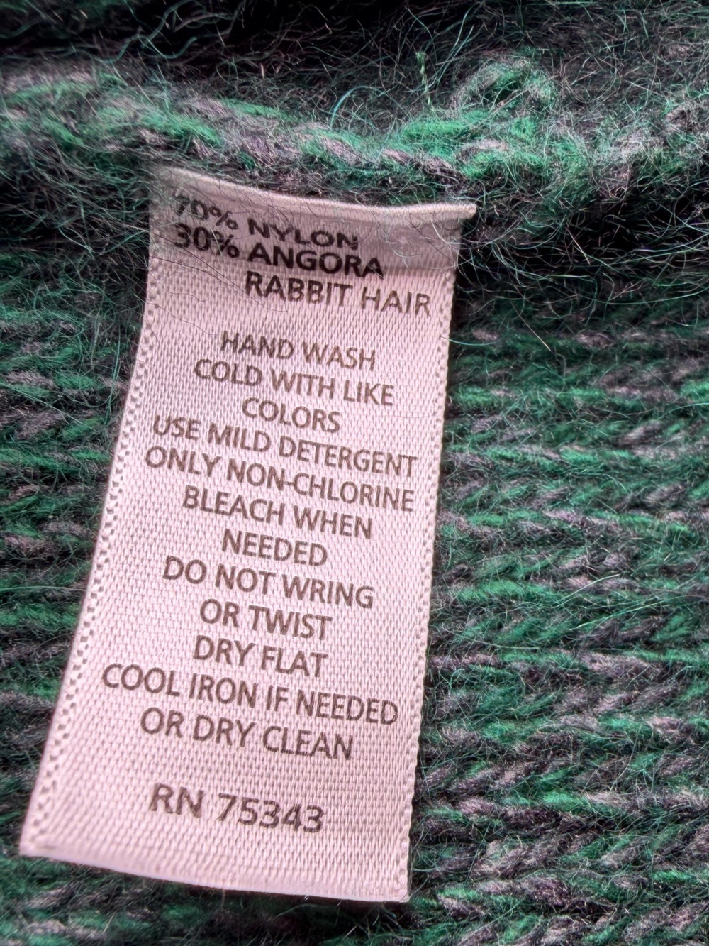Max Studio Dark Green Cable-Knit Crewneck Cardigan - Picture 7 of 12